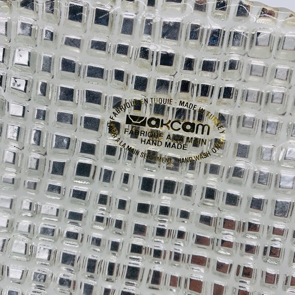 AKCAM Turkish glass shimmer centerpiece platters - Picture 4 of 8